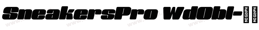 SneakersPro WdObl字体转换 SneakersPro WdObl字体转换